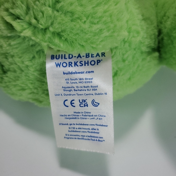 Build-A-Bear Spring Green Frog Stuffed Animal - Picture 6 of 9